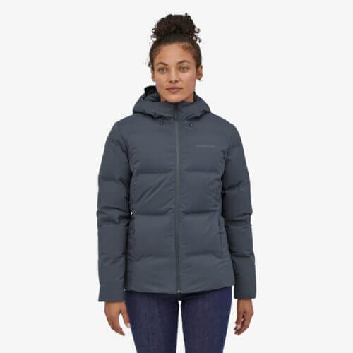 Patagonia Women's Jackson Glacier Down Jacket in Smolder Blue, Small - Short Length - Outdoor Jackets - Recycled Polyester/Nylon/Polyester