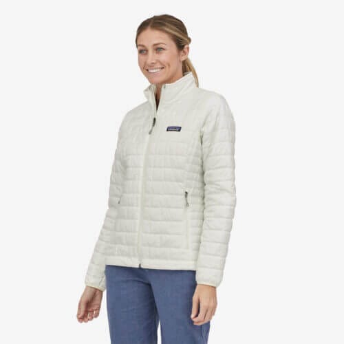 Patagonia Women's Nano Puff® Insulated Jacket in Birch White, XXS - Alpine & Climbing Jackets - Recycled Polyester