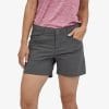 Patagonia Women's Quandary Hiking Shorts - 5" Inseam in Forge Grey, Size 18 - Hiking Shorts - Recycled Nylon/Spandex