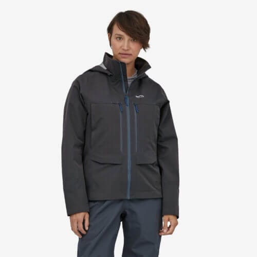 Patagonia Women's Swiftcurrent® Wading Jacket in Smolder Blue, Extra Small - Fly Fishing Jackets - Nylon