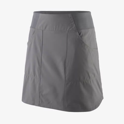 Patagonia Women's Tech Fishing Skort in Noble Grey, Extra Small - Recycled Nylon/Recycled Polyester/Nylon