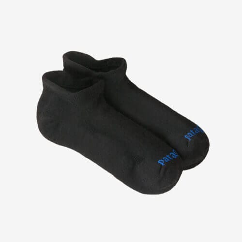 Patagonia Wool Anklet Socks in Black, Small - Hiking & Running Socks - Nylon/Spandex/Wool