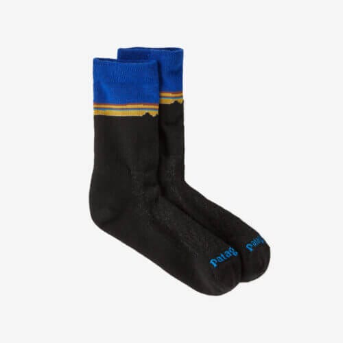 Patagonia Wool Crew Socks in Viking Blue, Small - Nylon/Spandex/Wool