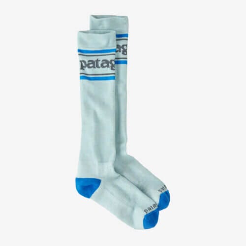 Patagonia Wool Knee Socks in Wispy Green, Medium - Hiking & Running Socks - Nylon/Spandex/Wool
