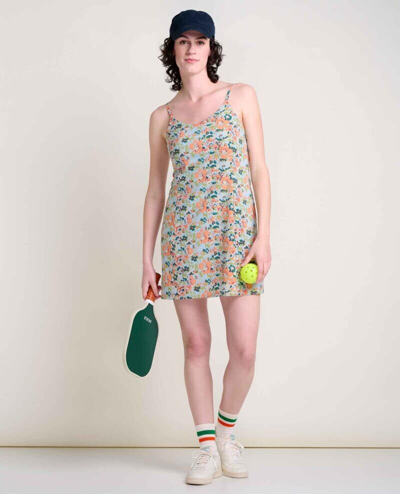 Sunkissed Skort Dress Papaya Geranium Print / M