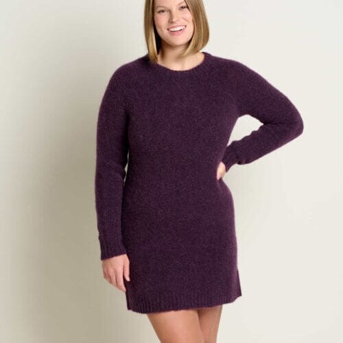 Toddy Crew Sweater Dress Blackberry / XL