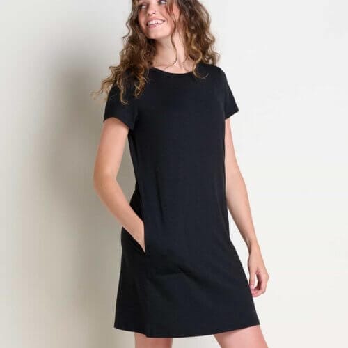 Windmere II Short Sleeve Dress Black / XS