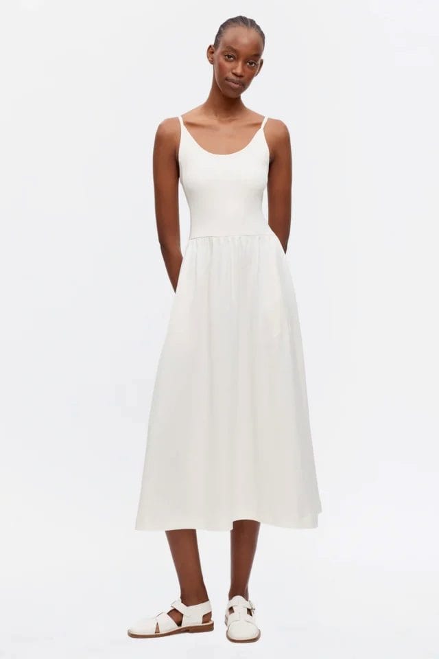 Kotn sustainable Ballet Dress in white