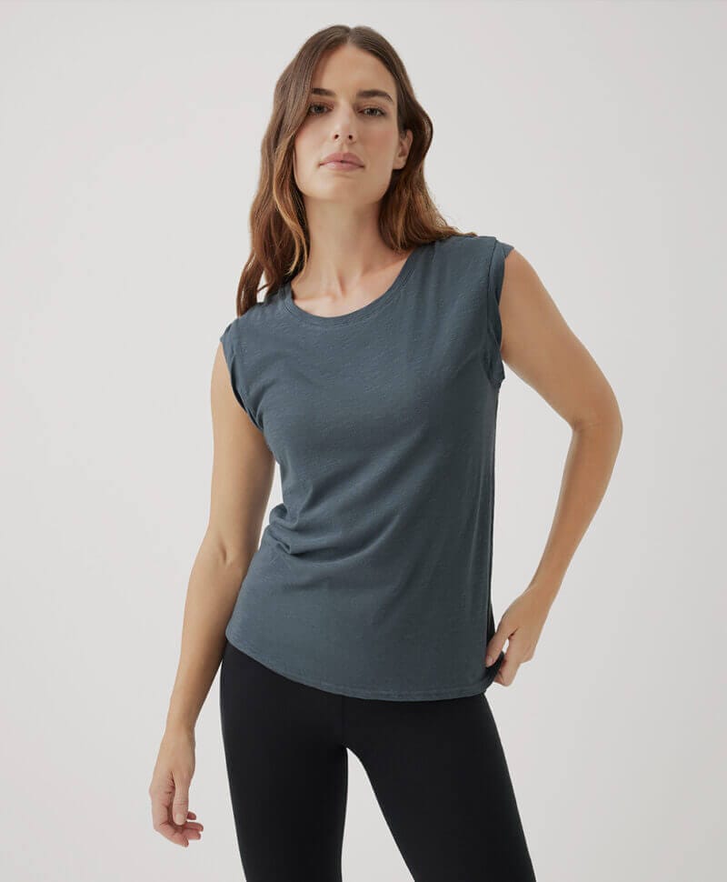 Women's Ore Featherweight Slub Muscle Tee L