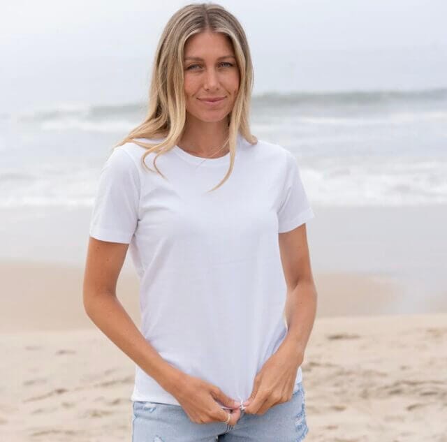 White t-shirt from classic t shirt co