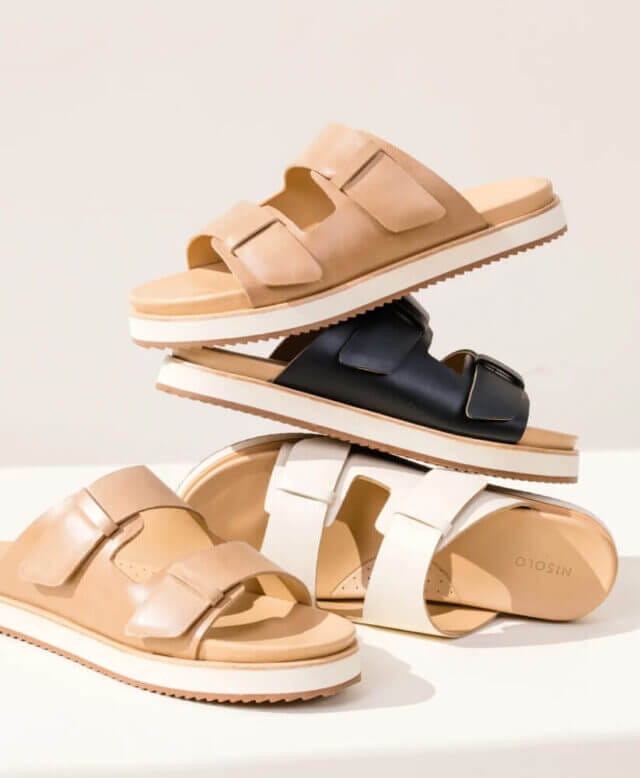 sustainable summer leather sandals for her by Nisolo