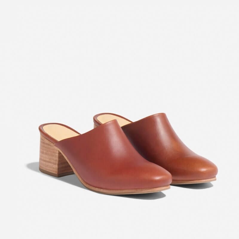 All-Day Heeled Mule Brandy