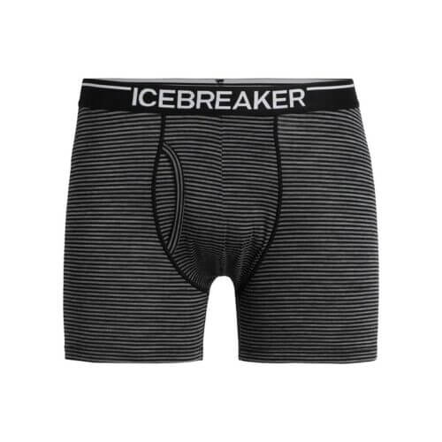 Icebreaker Merino Anatomica Boxers With Fly - Man - Gritstone Heather - Size S