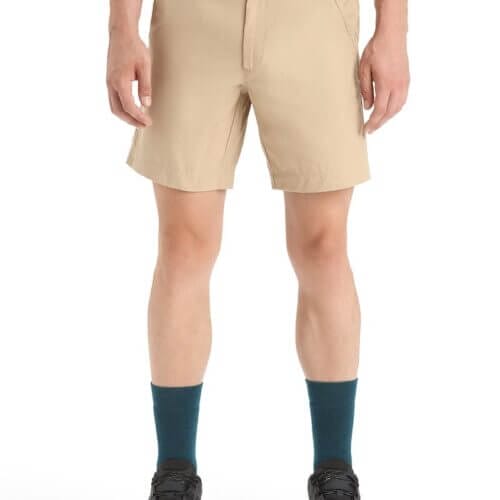 Icebreaker Merino Hike 8'' Shorts - Man - Sand - Size 36
