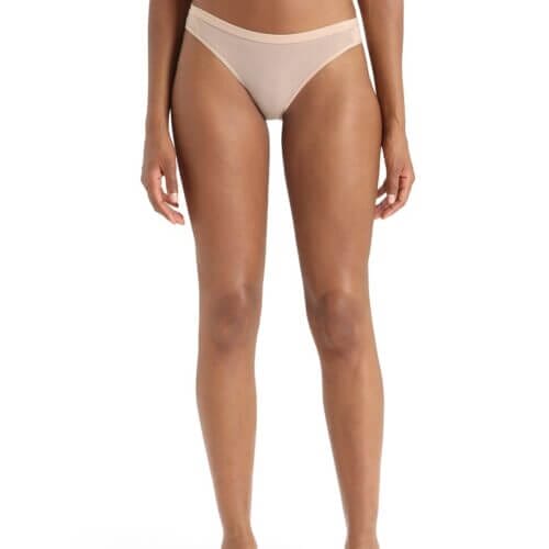 Icebreaker Merino Siren Bikini Briefs 3 Pack - Woman - Praline - Size XL