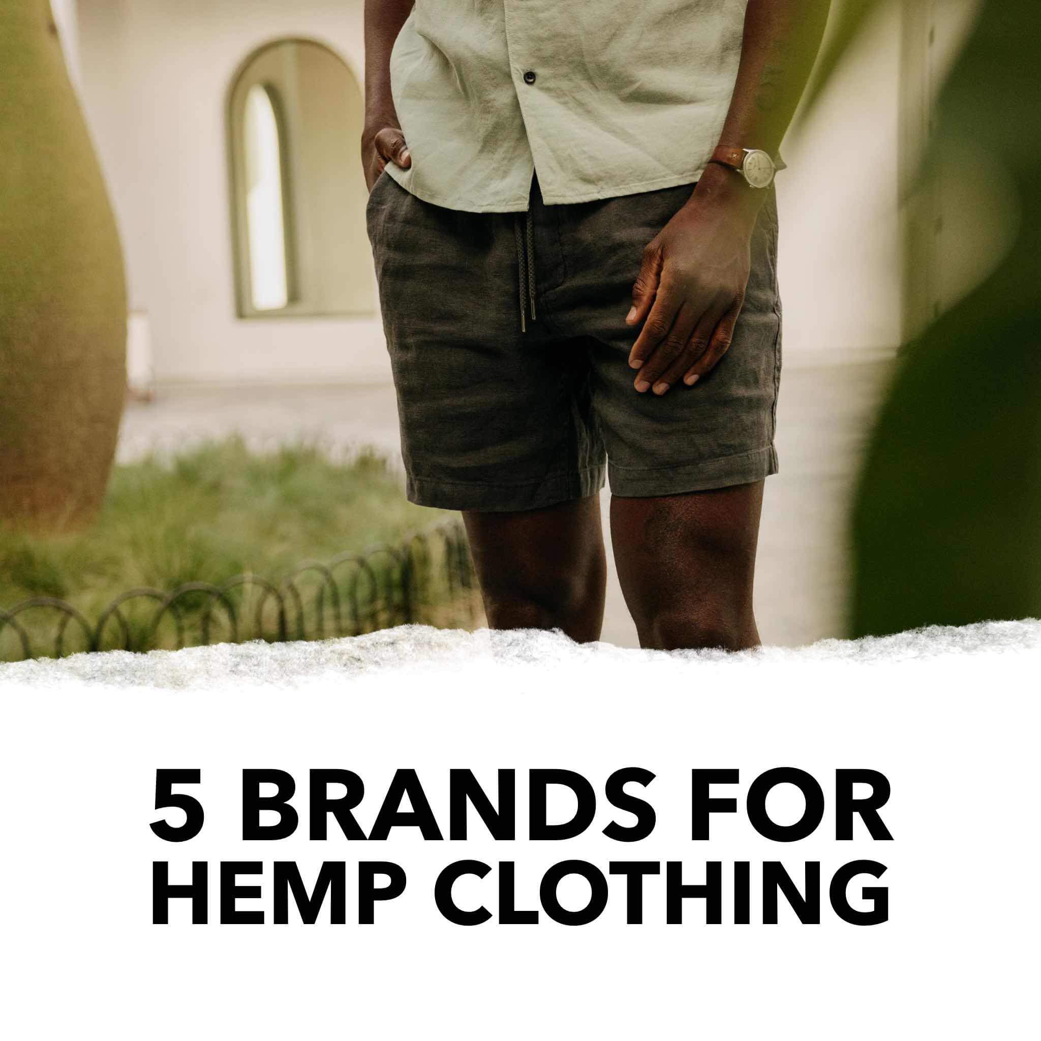 5 brands for hemp clothing