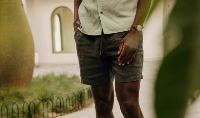 hemp shorts by taylor stitch