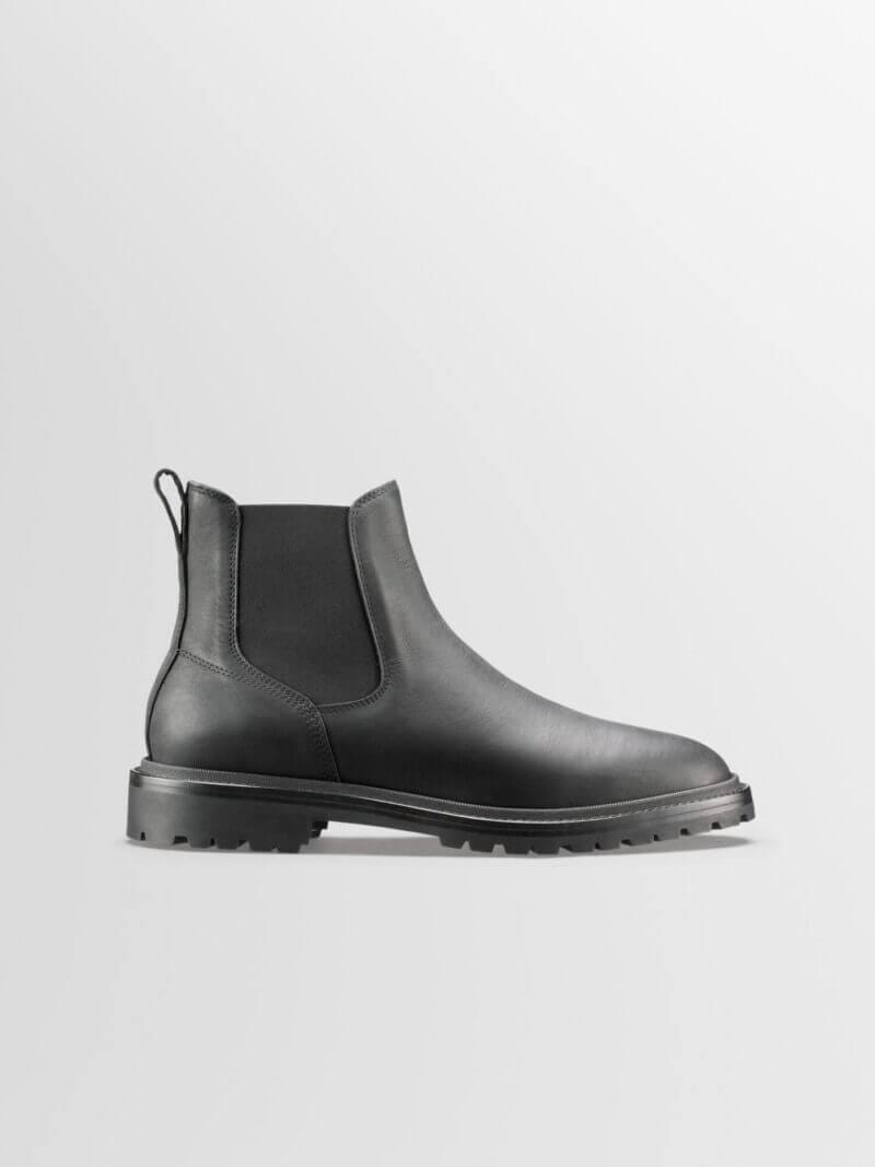 Koio | Fermo In Nero Men's Leather Chelsea Boots 7 (Us) / 40 (Eu)