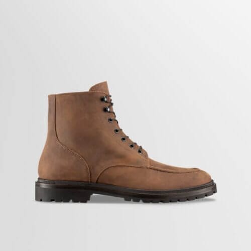 Koio | Milo In Falcon Men's Leather Lace-Up Moc Toe Boots 7 (Us) / 40 (Eu)