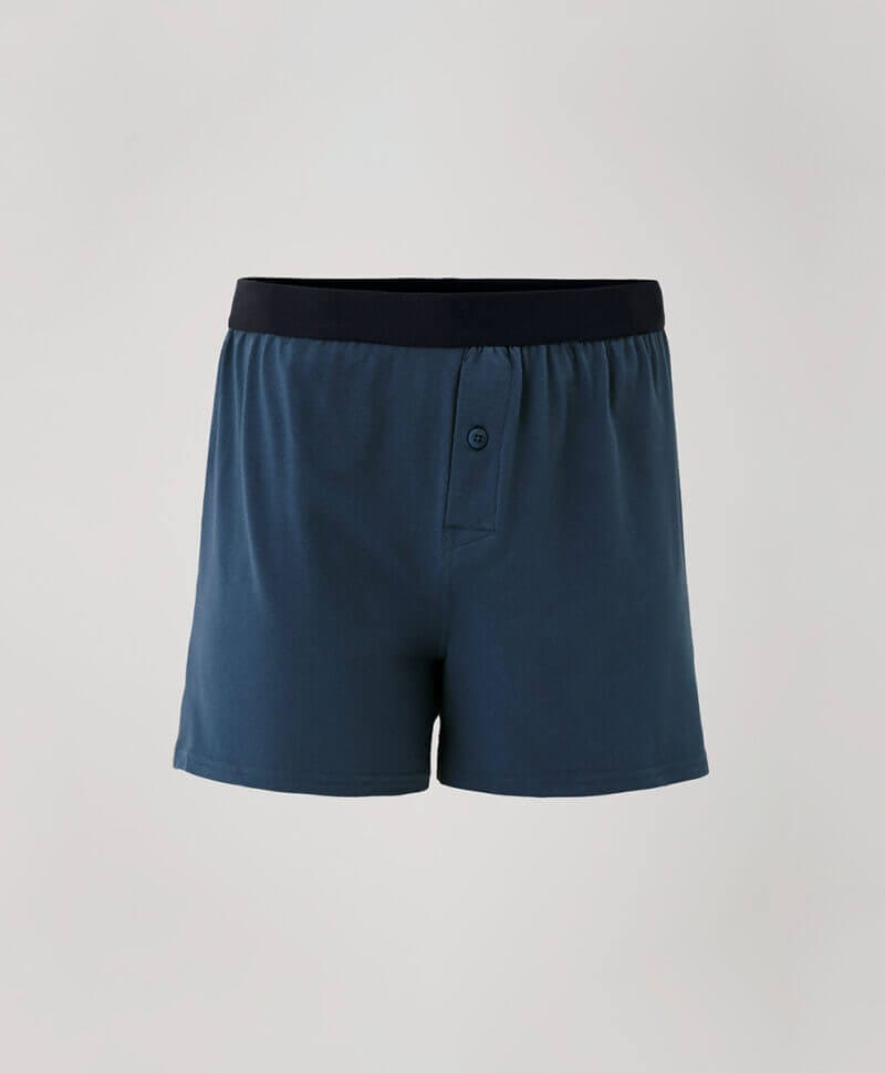 Men's French Navy Everyday Knit Boxer L