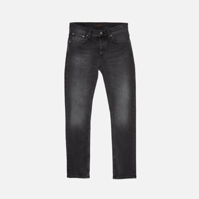 Nudie Jeans Grim Tim Dark Cove Mid Waist Slim Fit Men's Organic Jeans W33/L32 Sustainable Denim