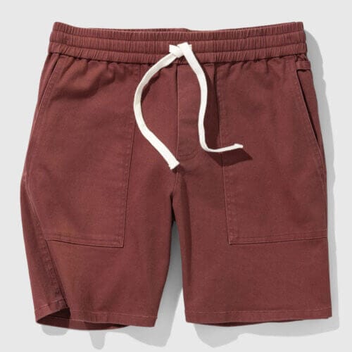 Organic Twill Pull-On Short - 7"