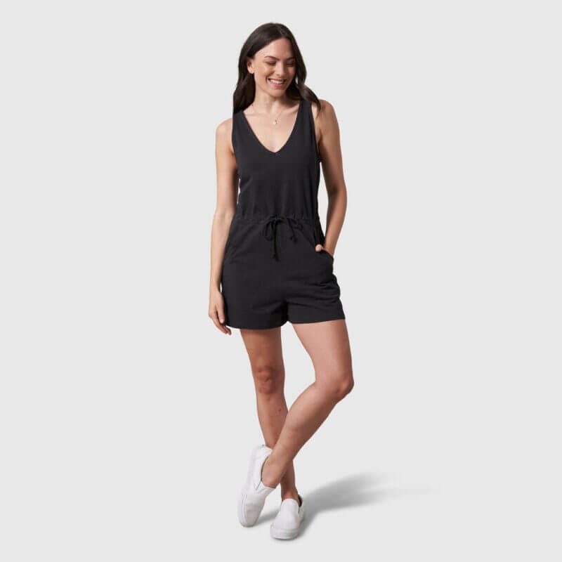 Organic V-Neck Romper