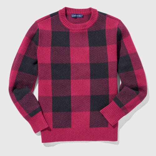 Responsible Wool Buffalo Plaid Sweater