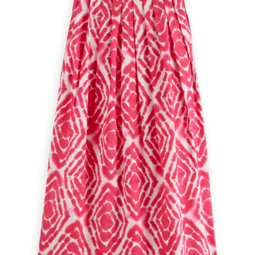 Women's Tie Dye Pleated Skirt | Pink | Size XL | Scotch & Soda