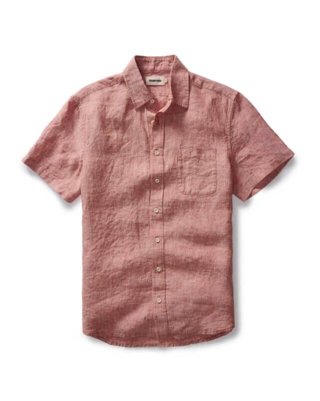 Hemp clothing brands: Taylor Stitch hemp shirt for men