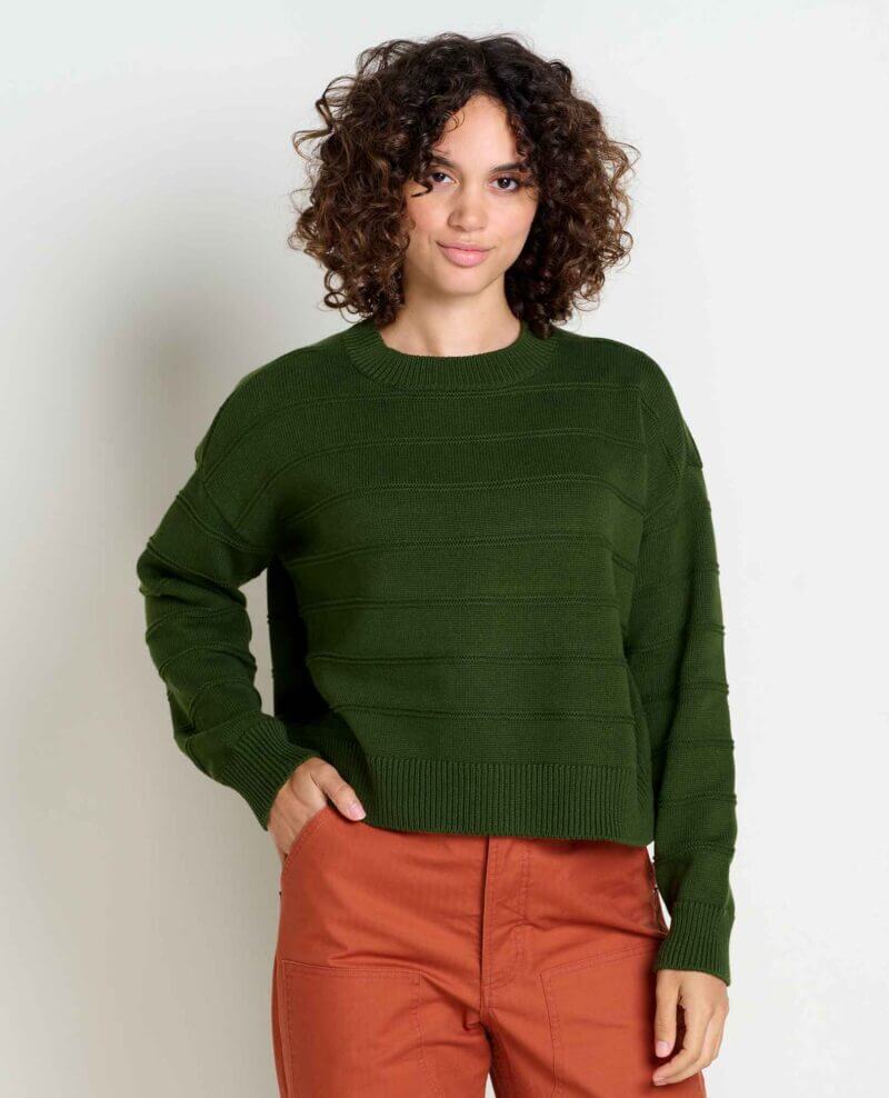 Bianca II Crew Sweater Epidote / S