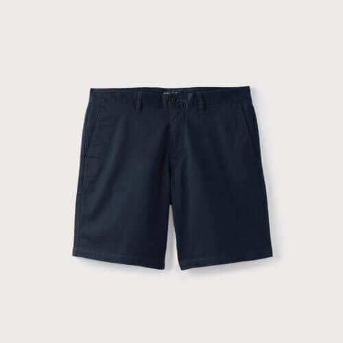 Frank And Oak The Brunswick Chino Slim Fit 9in Short in Deep Blue