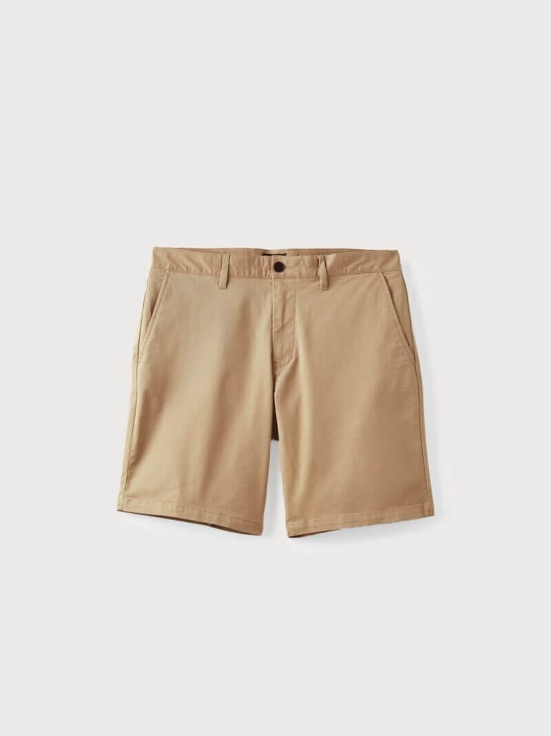 Frank And Oak The Brunswick Chino Slim Fit 9in Short in Dune