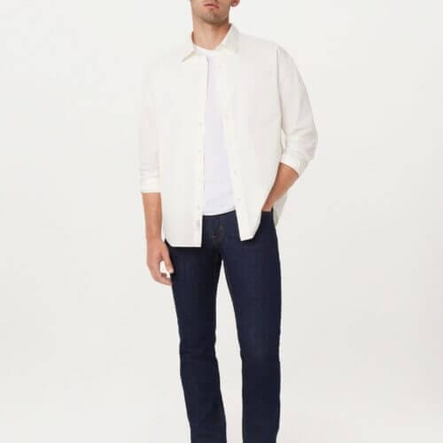 Frank And Oak The Loose Poplin Shirt in White