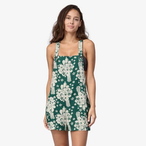 Patagonia Women's Pataloha™ Beach Romper in Conifer Green, Extra Small - Outdoor Clothing - Tencel Lyocell