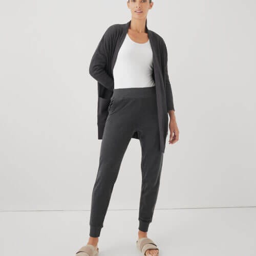 Women's Charcoal Heather Airplane Jogger XL