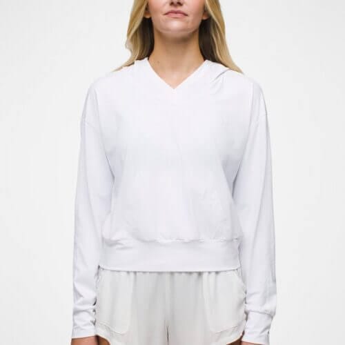 Women's prAna Eileen Hoodie - White