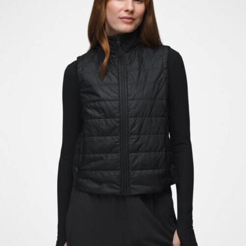 Women's prAna Insulated Ice Flow Vest - Black