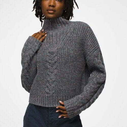 Women's prAna Laurel Creek Sweater - Charcoal