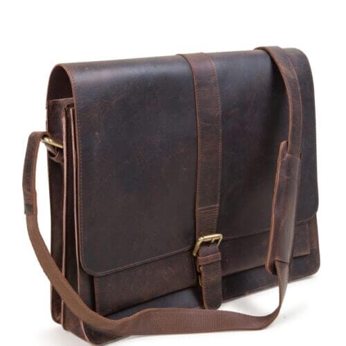 Eco Leather Messenger Bag