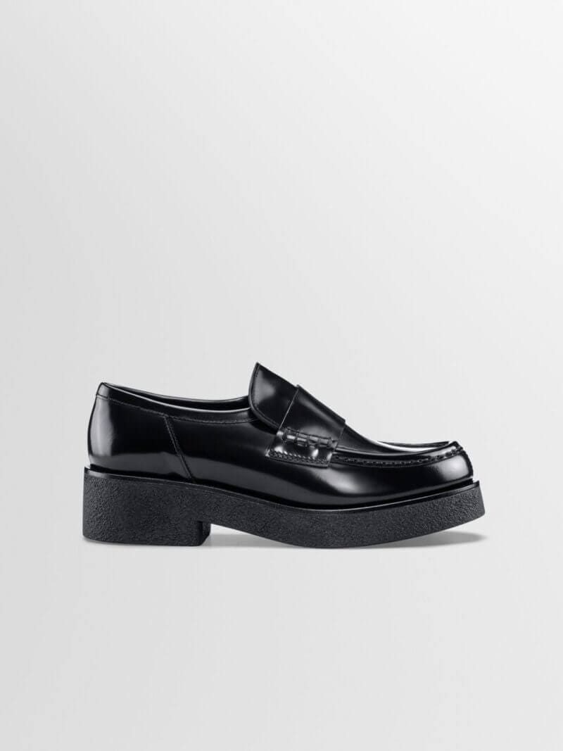 Koio | Bari In Glossed Black Women's Sneaker 5 (Us) / 35 (Eu)