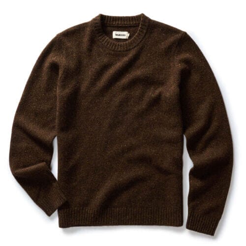 The Lodge Sweater in Timber Donegal