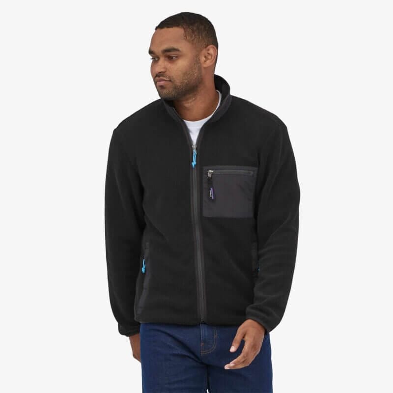 Patagonia Men's Synchilla® Fleece Jacket in Black