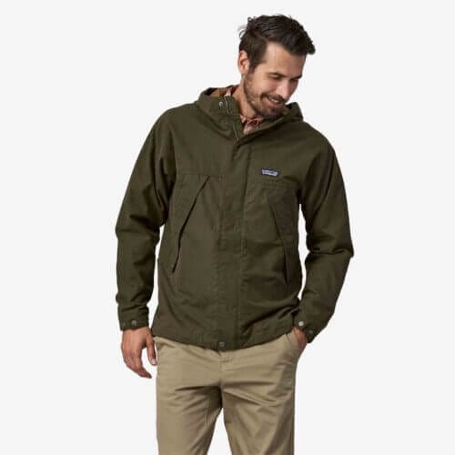 Patagonia Waxed Cotton Jacket in Basin Green