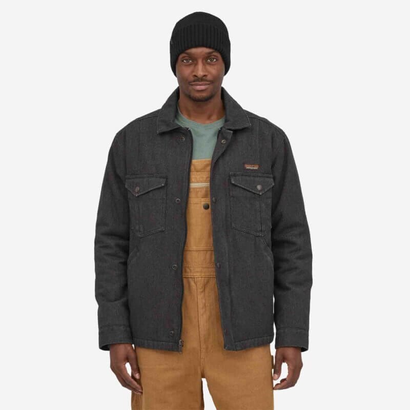 Patagonia Men's Iron Forge™ Canvas Ranch Jacket in Ink Black