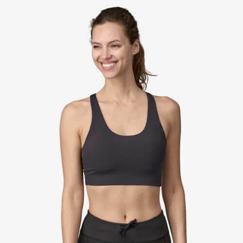 Patagonia Women's Maipo Mid-Impact Bra in Black