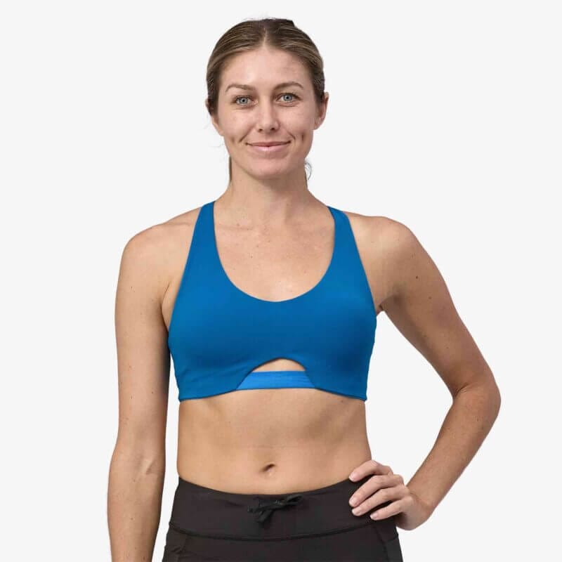 Patagonia Women's Maipo Low-Impact Adjustable Bra in Endless Blue