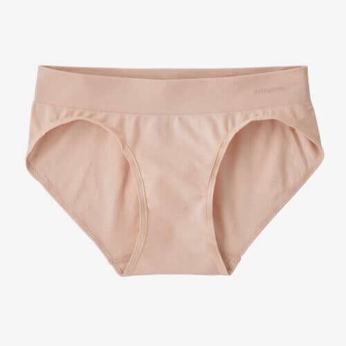 Patagonia Women's Active Briefs Underwear in Antique Pink