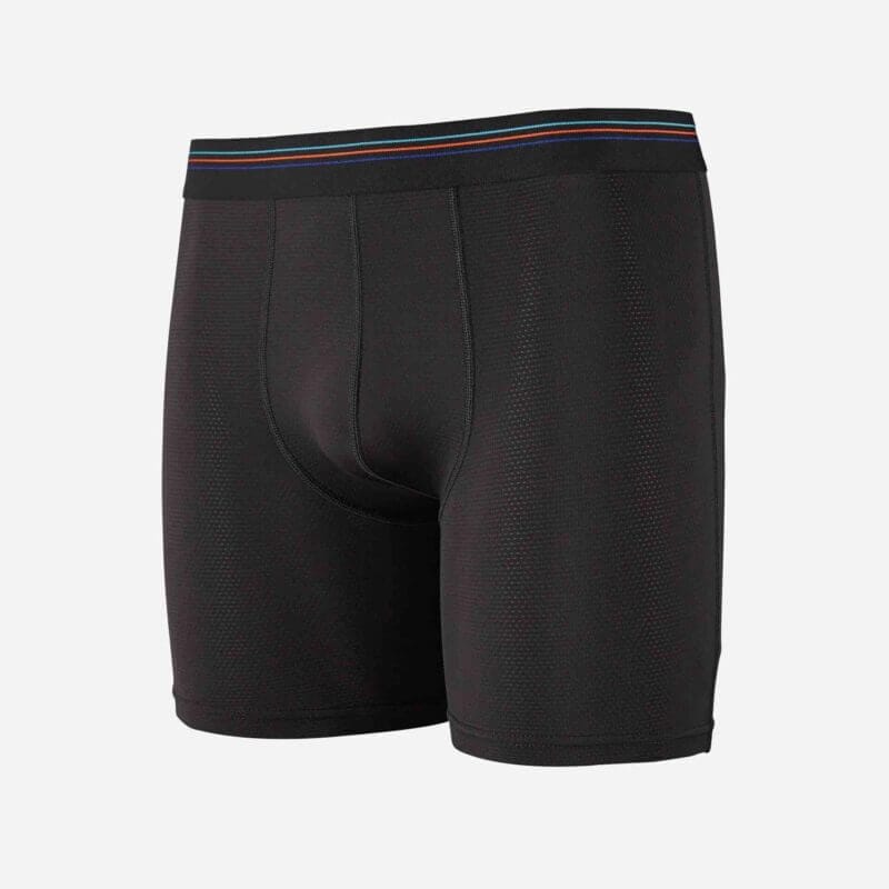 Patagonia Men's Sender Boxer Briefs - 6" Inseam in Black