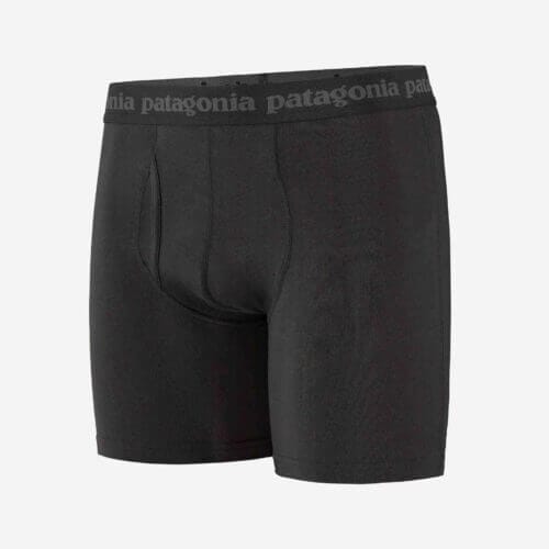 Patagonia Men's Essential Boxer Briefs - 6" Inseam in Black